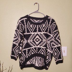 Black & white sweater